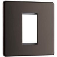 Evolve Brushed Steel (White) Trailing Edge Led 200W Double Dimmer Switch 2-Way Push On/Off PCDBS82W-01