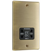 Evolve Matt Black (Black) Single Switched 13A Power Socket + 2 X Usb (2.1A) PCDMB21U2B-01