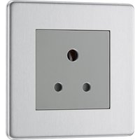 Evolve Pearlescent White (White) Double Switched 13A Power Socket PCDCL22W-01