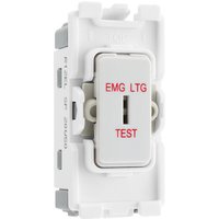 Grd 20Ax Sc Ky Sw 2W Sp - inEmg Ltg Testin - Wh R12EL-01