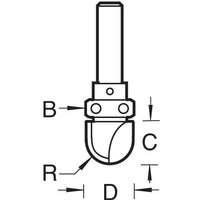 Trend Radius Bearing Guided Router Cutter