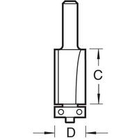 Trend TRADE Bearing Guided Trimmer Router Cutter