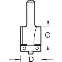 Trend CRAFTPRO Bearing Guided Trimmer Router Cutter