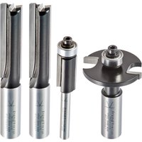 Trend 4 Piece Kitchen Fitters Router Cutter Set