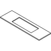 Trend Lock Template 26Mm X 110Mm Faceplate Pk 1 WP-LOCK/T/16