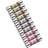 Mix Fuse Pack 10Pcs 4X13A 3X3A 3X5A FUSEM10-MP
