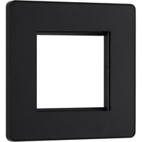 Nexus Metal Brushed Steel Complete With Double 13A Socket And 8 Module Aperture NBS222EM8G-01