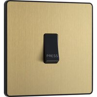 Nexus Metal Brushed Steel Single Master Telephone Socket NBSBTM1-01