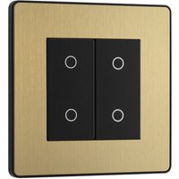Nexus Metal Matt Black Single Slave Telephone Socket NMBBTS1-01