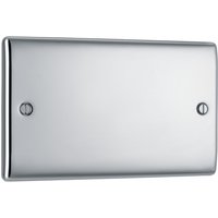 Nexus Metal Polished Chrome Double Blank Plate NPC95-01
