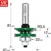 Trend CRAFTPRO Bearing Guided Flat Classic Router Cutter