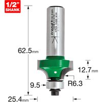 Trend CRAFTPRO Round Over and Ovolo Router Cutter