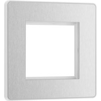 Screwed Flatplate Brushed Steel Triple Switch 10Ax 2 Way SBS43-02