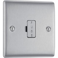 Screwless Flatplate Black Nickel Single Socket For Tv Or Fm Co-Axial Aerial And Satellite Connection FBN65-01