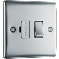 Screwless Flatplate Brushed Steel Quadruple Rectangular Front Plate FBSEMR4-01