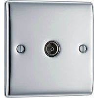 Screwless Flatplate Polished Chrome Single Switch 10Ax 2 Way FPC12-01