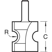 Trend CRAFTPRO Staff Bead Router Cutter