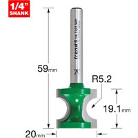 Trend CRAFTPRO Staff Bead Router Cutter