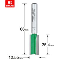 Trend CRAFTPRO Two Flute Straight Router Cutter