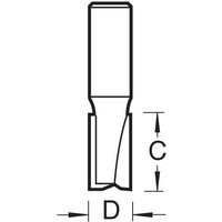Trend Two Flute Cutter 12Mm Diameter Pk 1 TR12X8MMTC