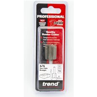 Trend Professional Two Flute Straight Router Cutter