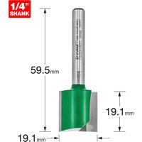 Trend CRAFTPRO Two Flute Straight Router Cutter