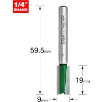 Trend CRAFTPRO Two Flute Straight Router Cutter