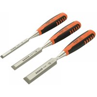 Bahco 424 3 Piece Bevel Edge Wood Chisel Set