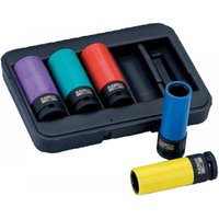 Bahco BWSS12P5 5 Piece 1/2" Drive Alloy Wheel Socket Set