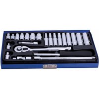 BlueSpot 24 Piece 1/4" Drive Hexagon Socket Set