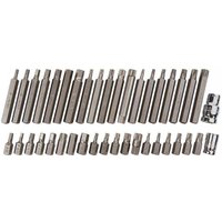 BlueSpot 40 Piece Mixed Hex, Spline and Torx Socket Bit Set