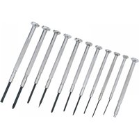 Blue Spot 11 Piece Precision Slotted and Phillips Screwdriver Set