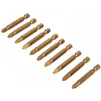 BlueSpot Titanium Coated Pozi Screwdriver Bits
