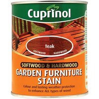 Cuprinol 5158524 Softwood & Hardwood Garden Furniture Stain Teak 750Ml