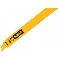 Dewalt DT90388-QZ Bi-Metal 1In High Metal Reciprocating Blade 228Mm X 18 Tpi (Pack 5)