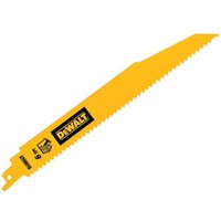 DEWALT Bi-Metal Wood Demolition Reciprocating Blade 228mm x 6 TPI (Pack 5) DT90381-QZ