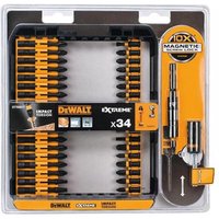 Dewalt DT70561T-QZ Dt70561T Impact Torsion Set + 3In Holder 34 Piece