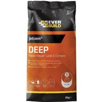 Everbuild Sika 620439 Jetcem Premix Sand & Cement Grey 12Kg (2 X 6Kg Packs)