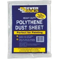 Everbuild Sika 484995 Polythene Dust Sheet 3.6 X 2.7M