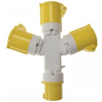 Faithfull 3 Way 110v Socket Splitter