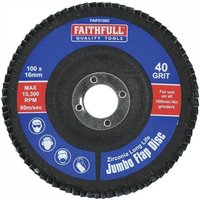 Faithfull Zirconium Abrasive Flap Disc