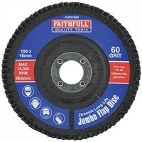Faithfull Zirconium Abrasive Flap Disc