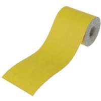 Faithfull 000153 Aluminium Oxide Sanding Paper Roll Yellow 115Mm X 5M 60G