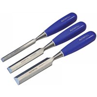 Faithfull 3 Piece Bevel Edge Wood Chisel Set