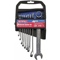 Faithfull 9 Piece Combination Spanner Set
