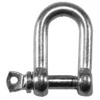 Faithfull D-Shackle Stainless Steel 6Mm (Pack 2)