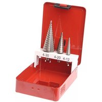 Faithfull 3 Piece HSS Step Drill Bit Set