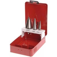 Faithfull 3 Piece HSS Taper Cone Drill Bit Set