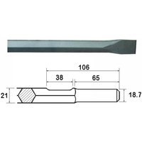 Faithfull 21mm Kango Shank Breaker Flat Chisel