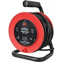 Faithfull 2 Socket Cable Extension Reel 240v